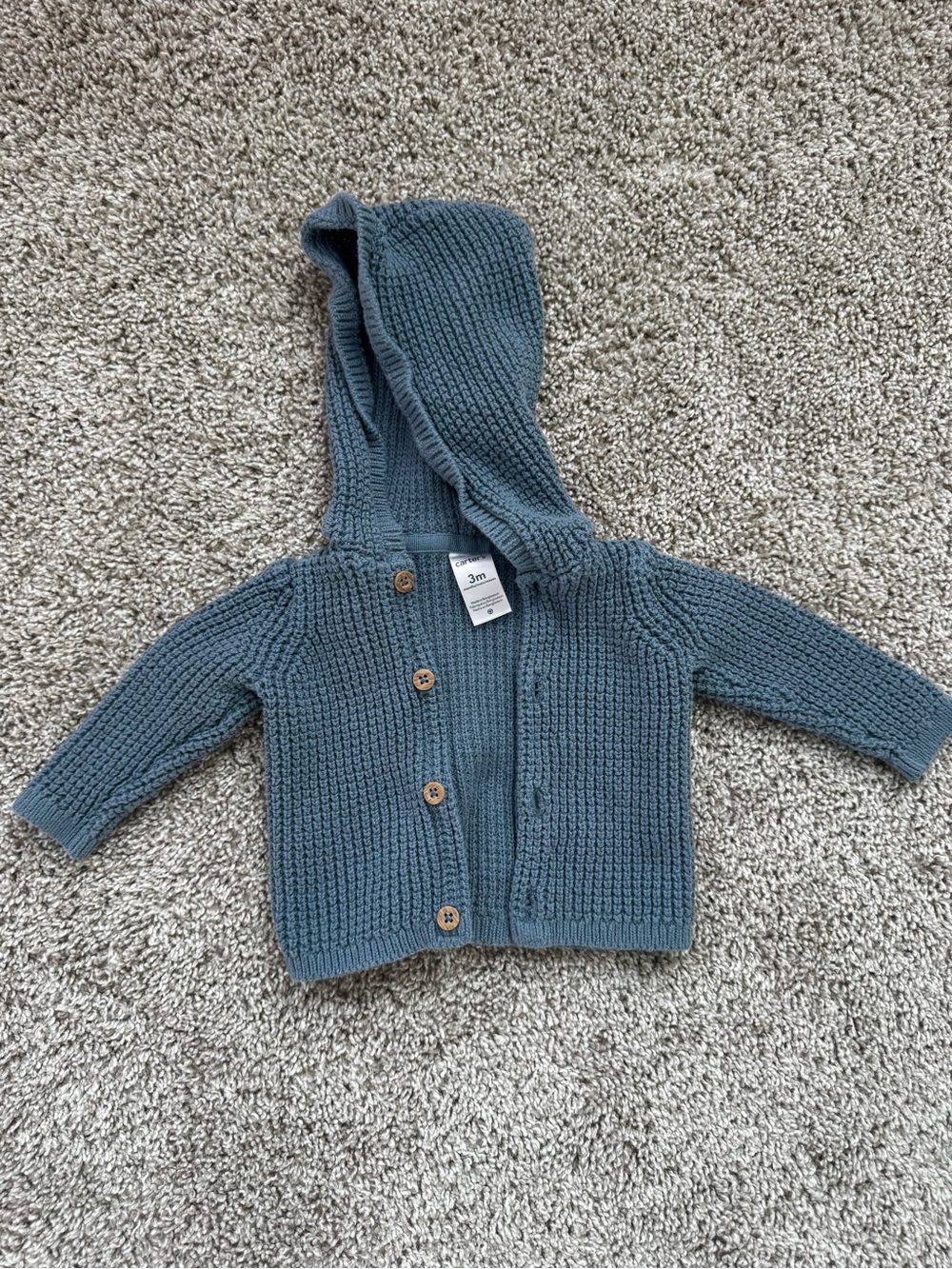 Baby Boy Clothing Bundle 0–3 Months Knit Sweater Cardigan, Shirt pant Hat Fall - Picture 4 of 12